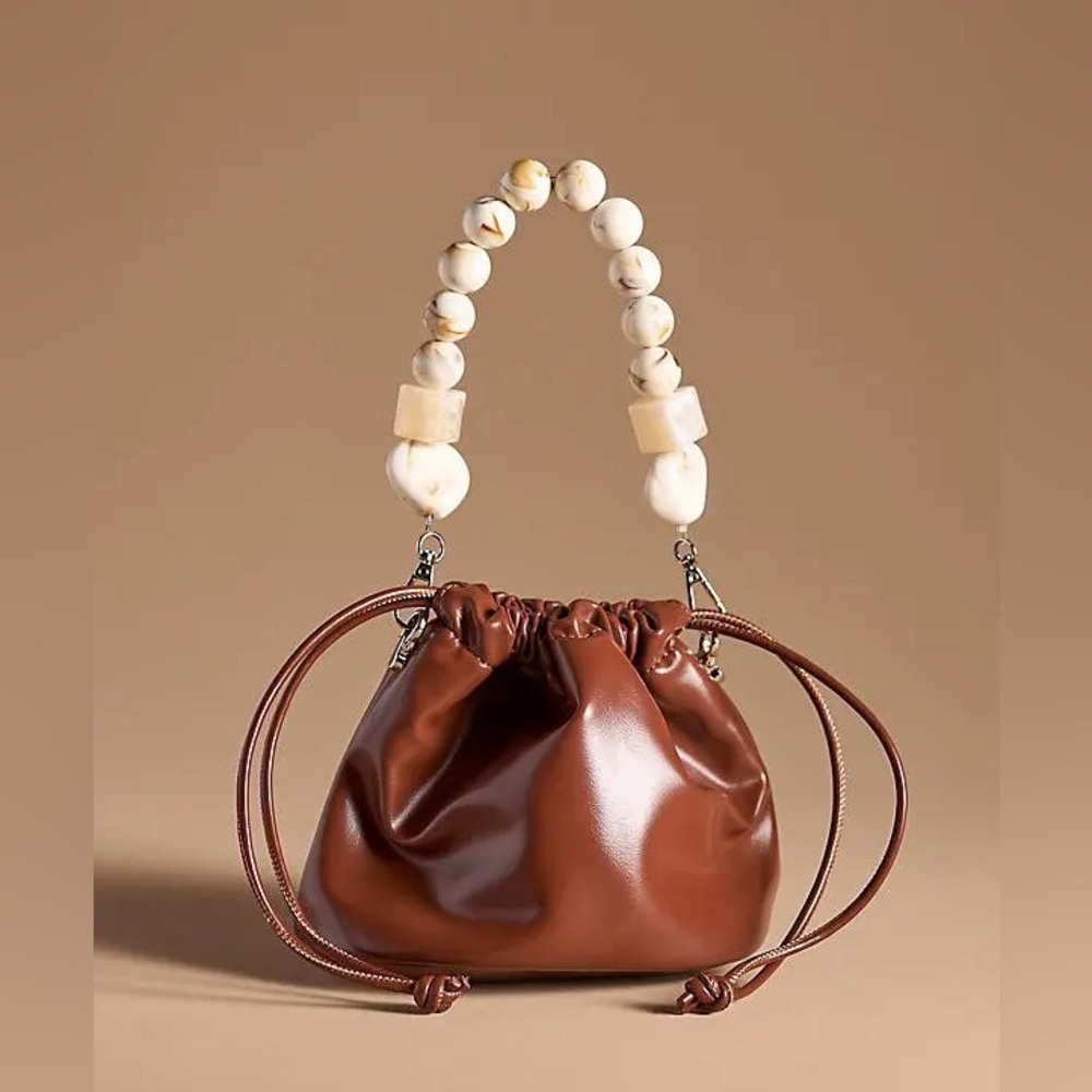 Anthropologie Willa Drawstring Bag